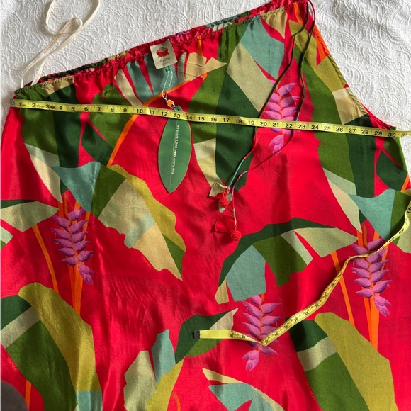 🥭Farm Rio Red Heliconia Maxi Dress - Picture 9 of 12